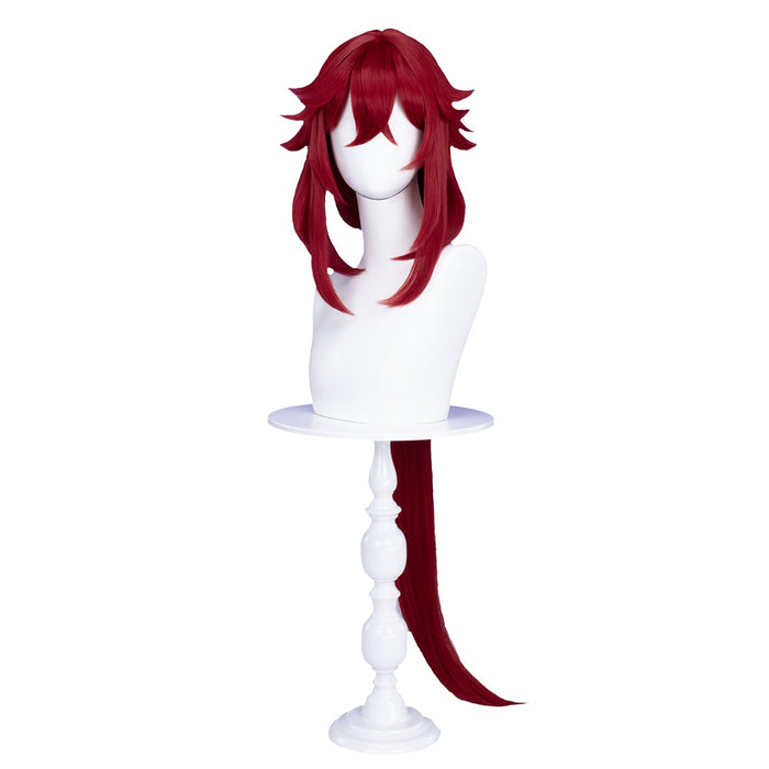【Ready For Ship】DokiDoki Game Honkai: Star Rail Cosplay Caterina Wig Long Straight Red Hair