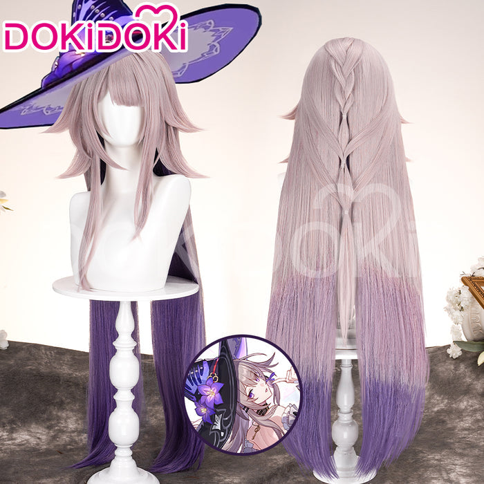 【Ready For Ship】DokiDoki Game Honkai: Star Rail Cosplay The Herta Wig Long Straight Purple SP Herta