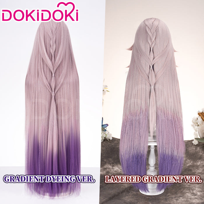 【Ready For Ship】DokiDoki Game Honkai: Star Rail Cosplay The Herta Wig Long Straight Purple SP Herta