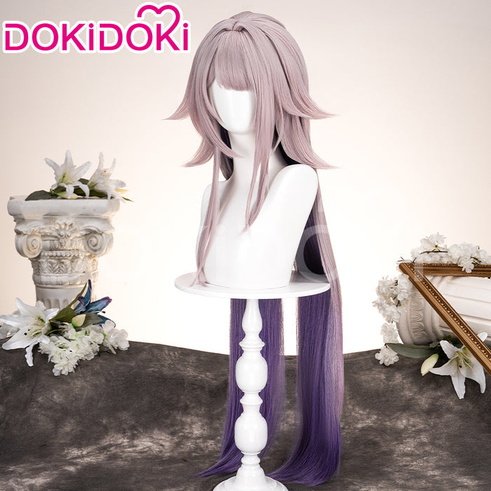 【Ready For Ship】DokiDoki Game Honkai: Star Rail Cosplay The Herta Wig Long Straight Purple SP Herta