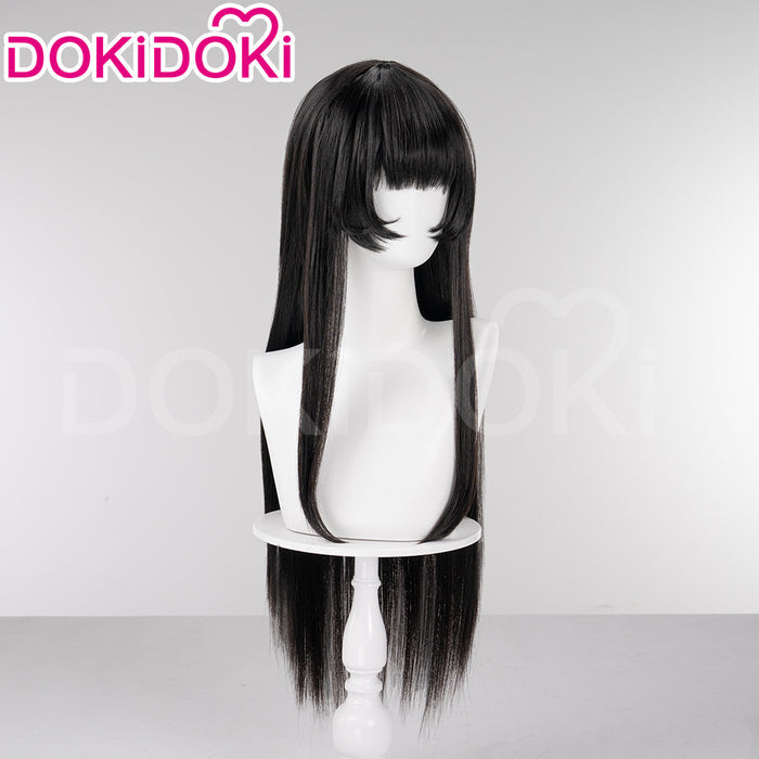 【Ready For Ship】DokiDoki Game Tou Qi Cosplay Nai He Wig Male / Female  Black Long / Short Wig Touqi Naihe
