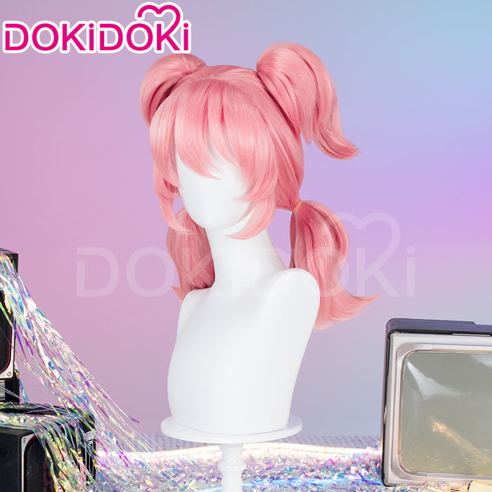 【Ready For Ship】DokiDoki Game Zenless Zone Zero Cosplay Angels of Delusion Wig Long Straight Pink Hair ZZZ