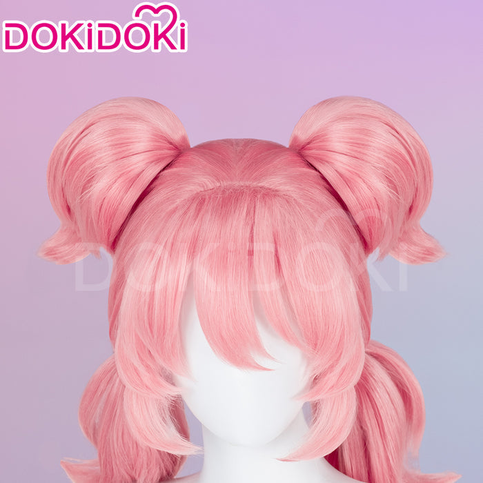 【Ready For Ship】DokiDoki Game Zenless Zone Zero Cosplay Angels of Delusion Wig Long Straight Pink Hair ZZZ