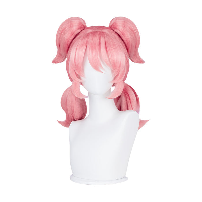 【Ready For Ship】DokiDoki Game Zenless Zone Zero Cosplay Angels of Delusion Wig Long Straight Pink Hair ZZZ