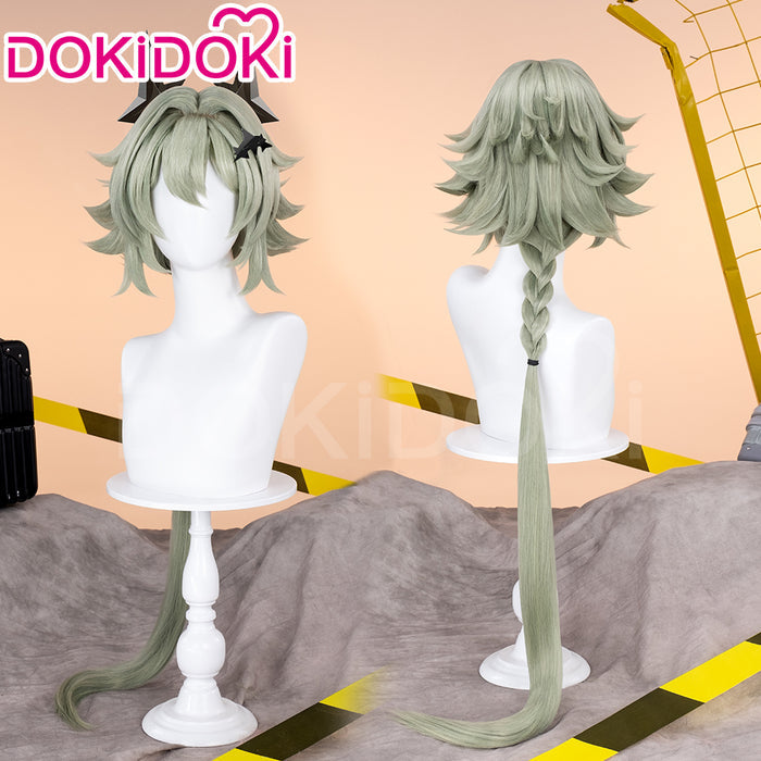 【Ready For Ship】DokiDoki Game Zenless Zone Zero Cosplay Caesar King Wig Long Straight Green Hair ZZZ