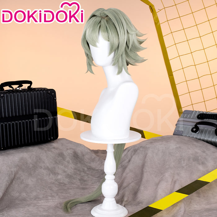 【Ready For Ship】DokiDoki Game Zenless Zone Zero Cosplay Caesar King Wig Long Straight Green Hair ZZZ