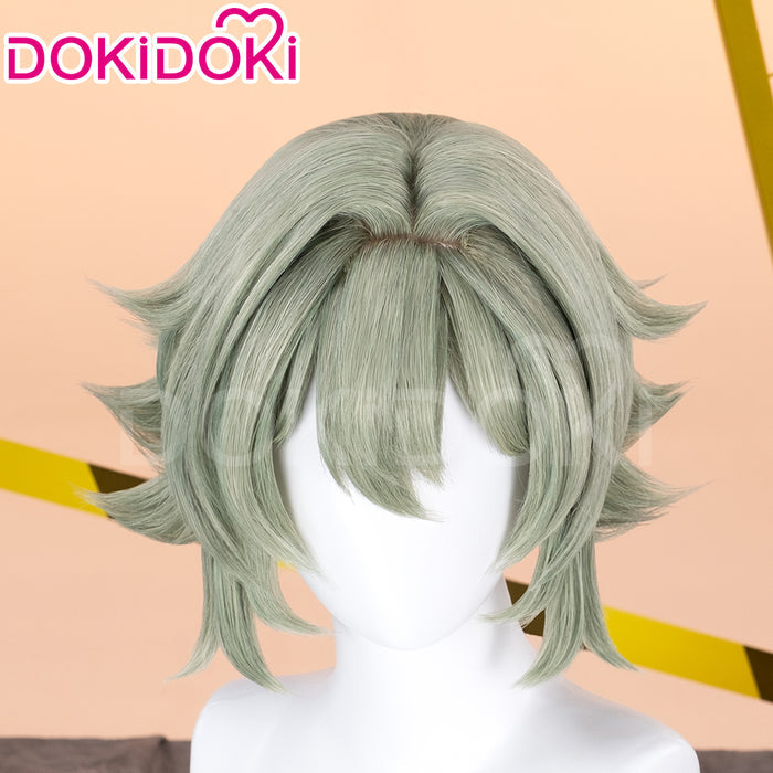【Ready For Ship】DokiDoki Game Zenless Zone Zero Cosplay Caesar King Wig Long Straight Green Hair ZZZ