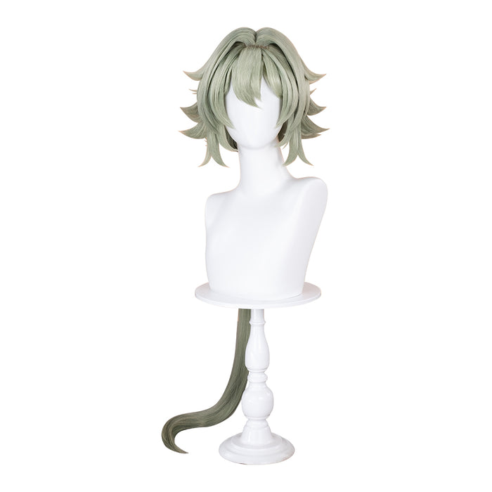 【Ready For Ship】DokiDoki Game Zenless Zone Zero Cosplay Caesar King Wig Long Straight Green Hair ZZZ