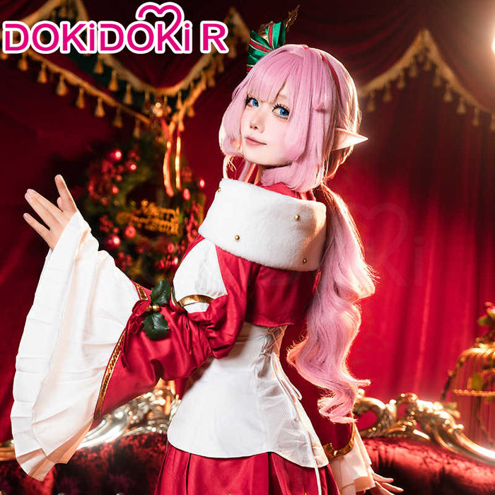 【Ready For Ship】DokiDoki-R Honkai Impact 3rd Cosplay Elysia Costume Winter House Christmas