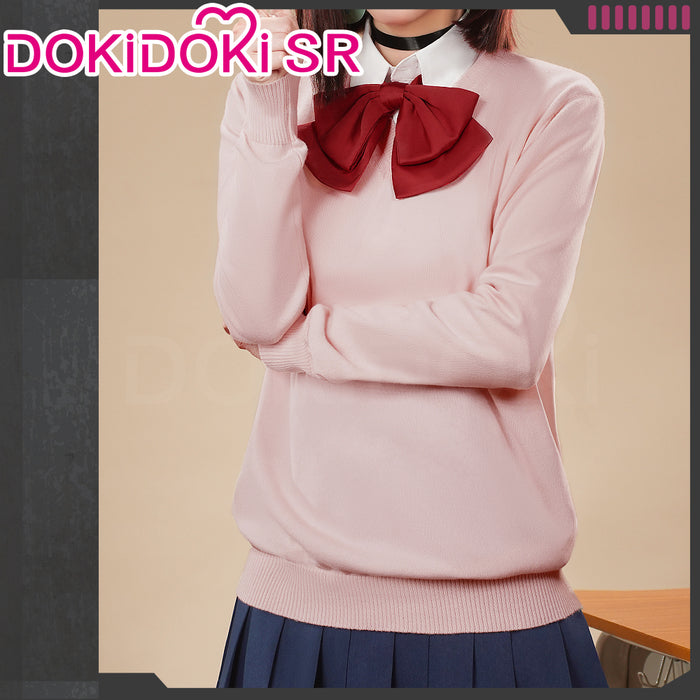 【Ready For Ship】DokiDoki-SR Anime DDD Cosplay Pink Uniform Costume Female Halloween