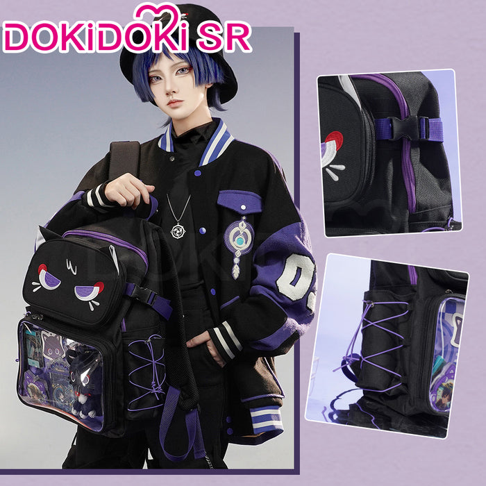 【Ready For Ship】DokiDoki-SR Game Genshin Impact Cosplay Scaramouche Bag Backpack Itabag Cute Wanderer