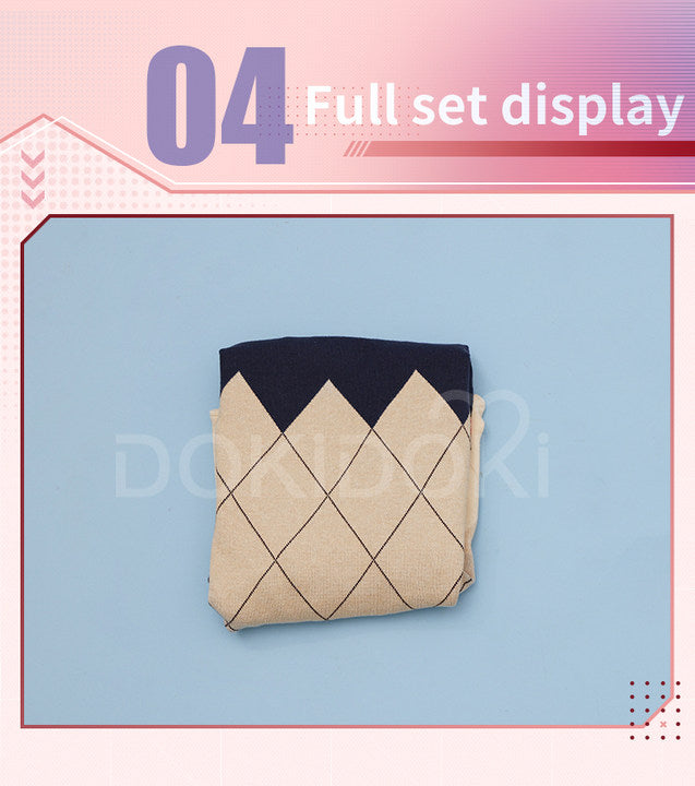 【Ready For Ship】DokiDoki-SR Game Love and Deepspace Cosplay Rafayel Costume Sweater Asymmetrical Romance Casual Wear