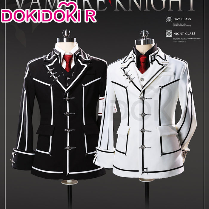 【Ready For Ship】【Last Batch】DokiDoki-R Anime Vampire Knight Cosplay Kiryu Zero / Kuran Kaname Clan Kaname  Costume Uniform