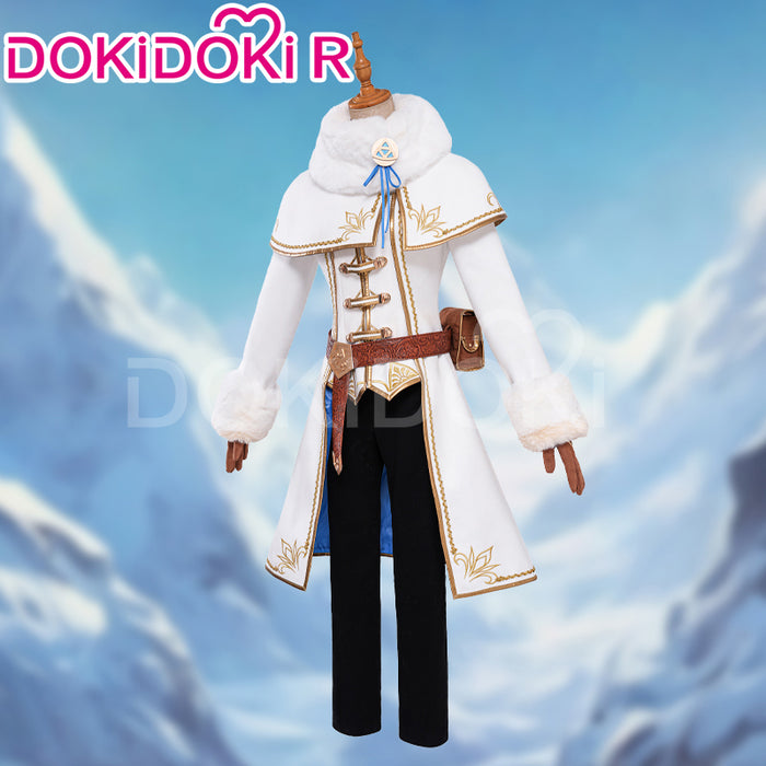 【Ready For Ship】【Last Batch】DokiDoki-R Game Princess Cosplay White Winter Suit Costume