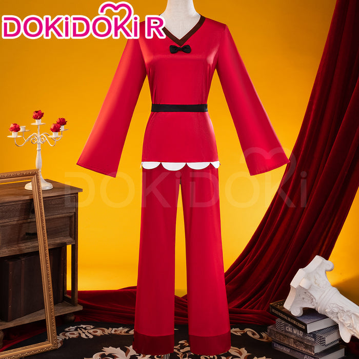 【Ready For Ship】【Last Batch】【Size S-3XL】DokiDoki-R Anime Hell Hotel Cosplay Costume Red Pajamas Nightdress
