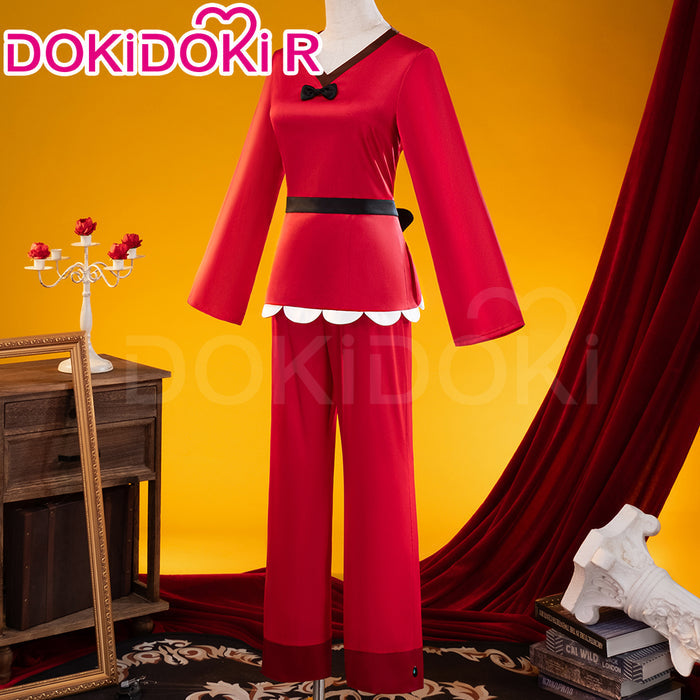 【Ready For Ship】【Last Batch】【Size S-3XL】DokiDoki-R Anime Hell Hotel Cosplay Costume Red Pajamas Nightdress