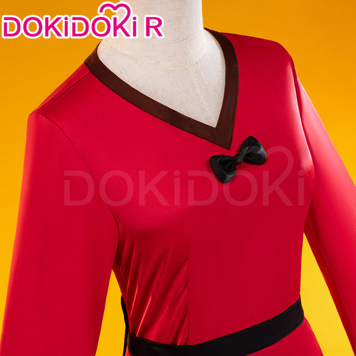 【Ready For Ship】【Last Batch】【Size S-3XL】DokiDoki-R Anime Hell Hotel Cosplay Costume Red Pajamas Nightdress