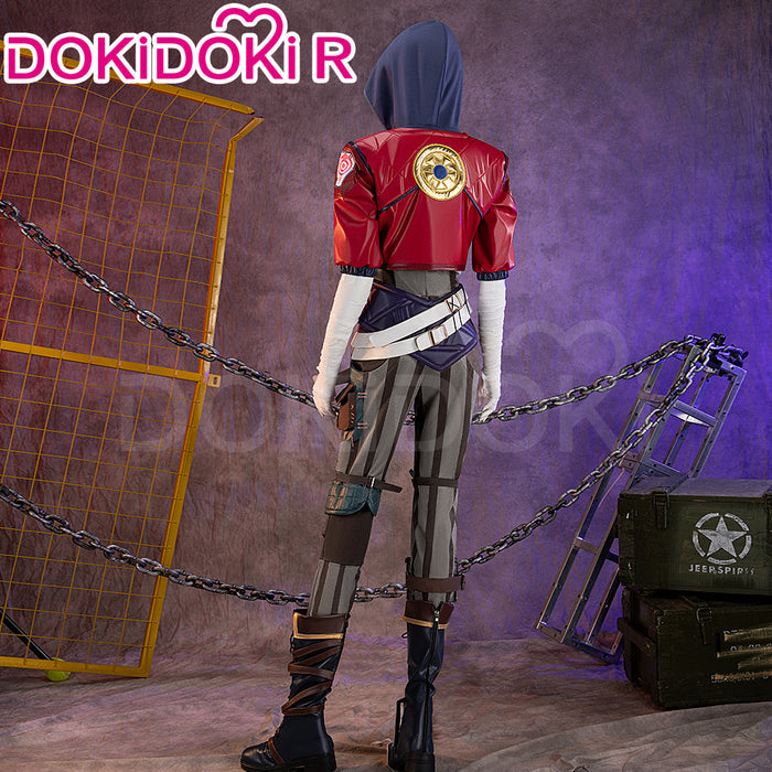【Ready For Ship】【Last Batch】【Size S-3XL】DokiDoki-R Game Cosplay Red Jacket Costume