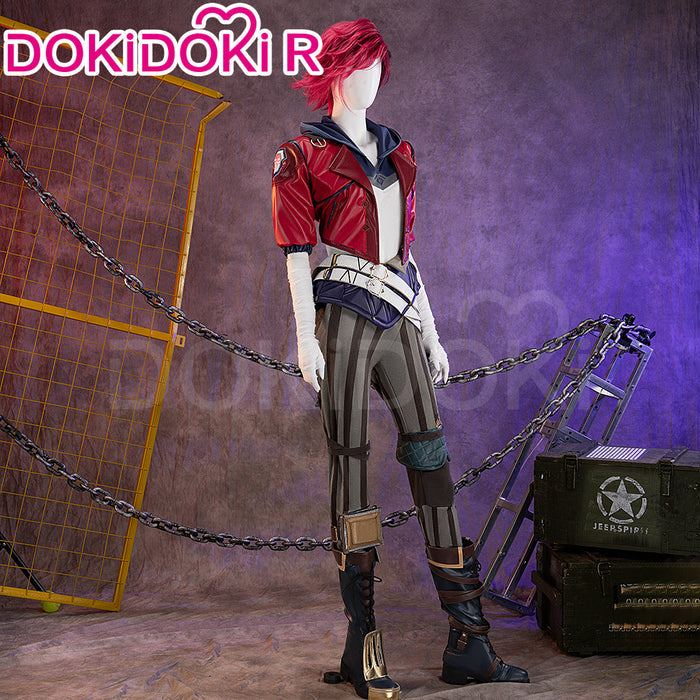 【Ready For Ship】【Last Batch】【Size S-3XL】DokiDoki-R Game Cosplay Red Jacket Costume