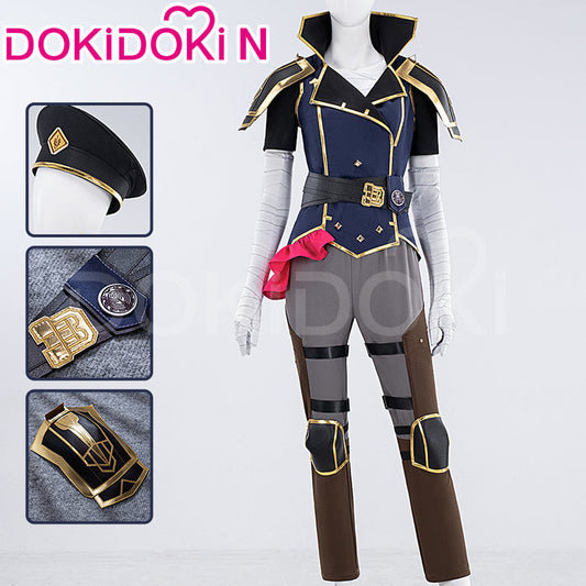 【Ready For Ship】【Last Batch】【Size XS-3XL】DokiDoki-N Game Cosplay Cosplay Costume Bule White