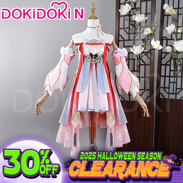 【Ready For Ship】【Last Batch】【Size XS-3XL】DokiDoki-N Game Wuthering Waves Cosplay Jinhsi Female Costume Peach Blossom