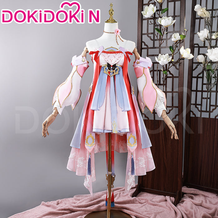 【Ready For Ship】【Last Batch】【Size XS-3XL】DokiDoki-N Game Wuthering Waves Cosplay Jinhsi Female Costume Peach Blossom