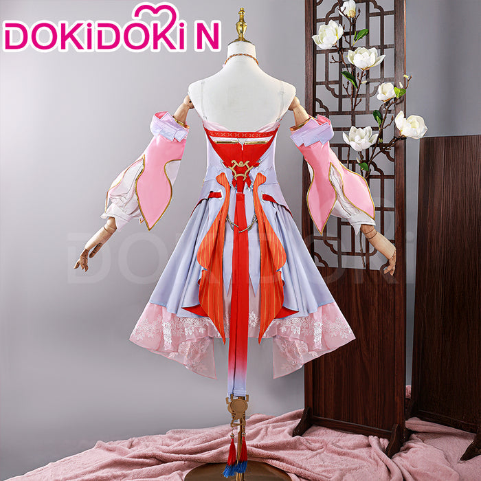 【Ready For Ship】【Last Batch】【Size XS-3XL】DokiDoki-N Game Wuthering Waves Cosplay Jinhsi Female Costume Peach Blossom