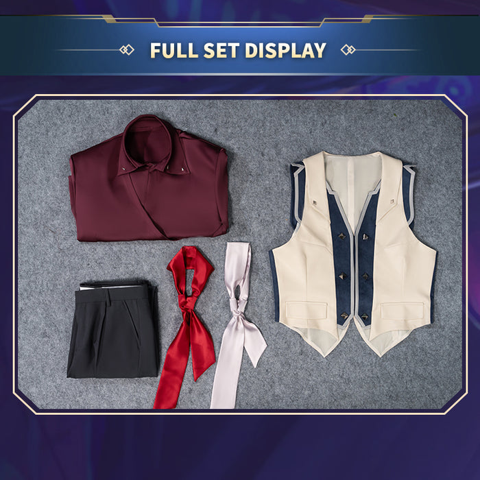 【Ready For Ship】【Size S-3XL】DokiDoki-SR Game Cosplay Costume Male Suit