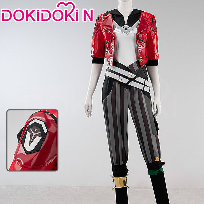 【 Ready For Ship】【Size XS-3XL】DokiDoki-N Anime Cosplay Costume Red Jacket