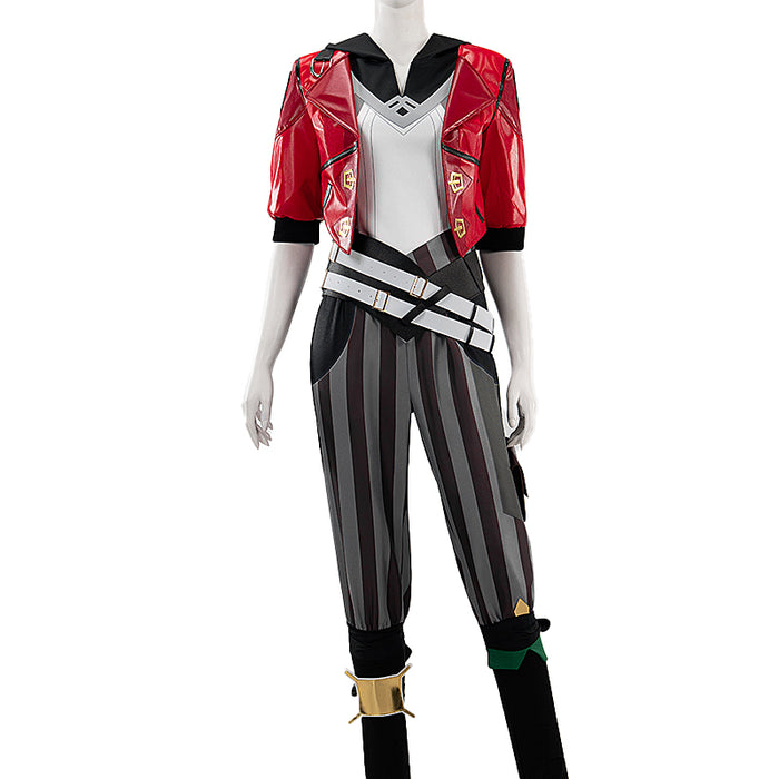 【 Ready For Ship】【Size XS-3XL】DokiDoki-N Anime Cosplay Costume Red Jacket