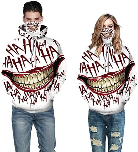 Realistic 3D Printed Fashionable Hoodies