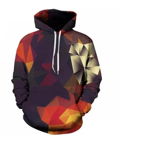 Realistic 3D Printed Fashionable Hoodies