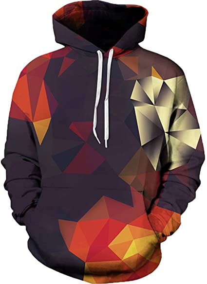 Realistic 3D Printed Fashionable Hoodies