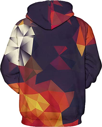 Realistic 3D Printed Fashionable Hoodies