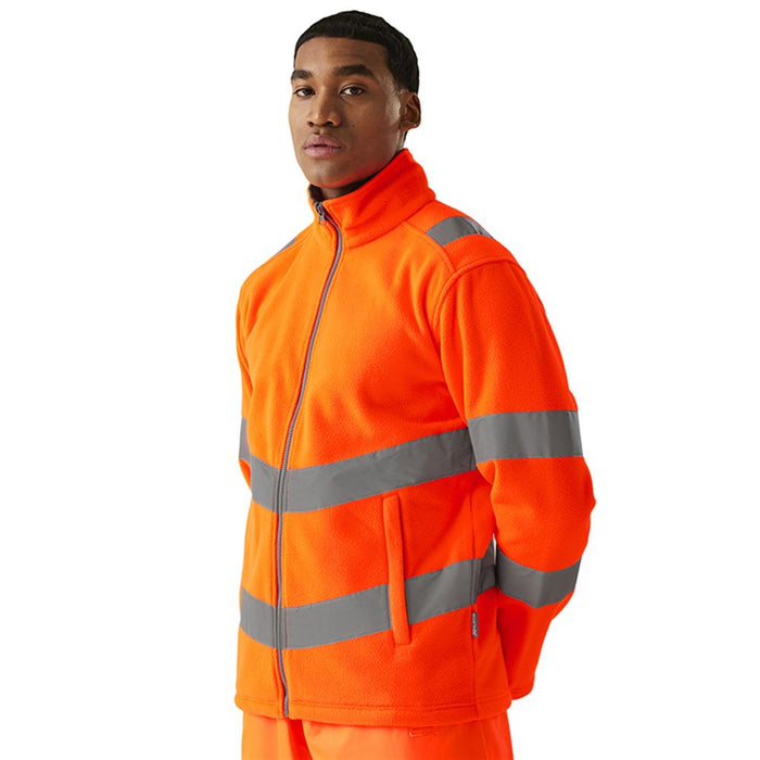 Regatta TRF648 Pro Contract Thor Orange Hi Vis Fleece Jacket