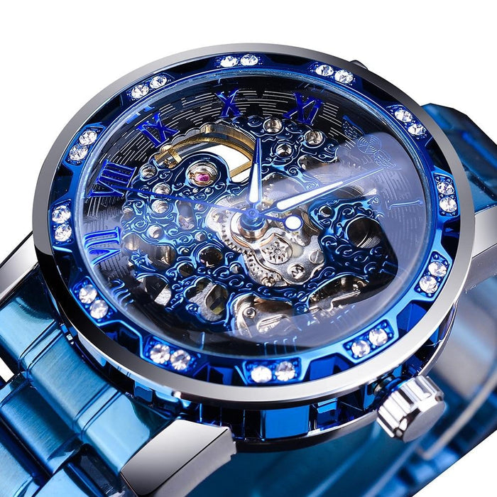 All blue