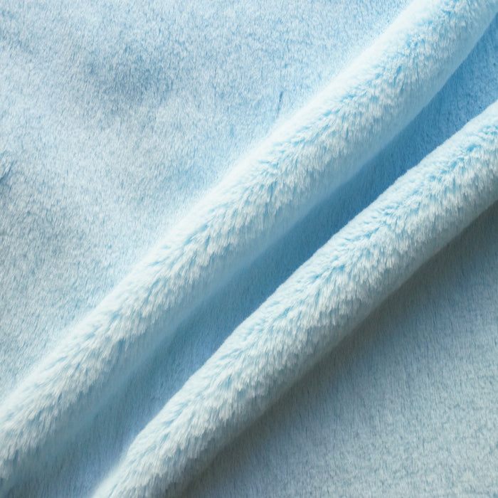 Baby Blue Rex Rabbit Minky Faux Fur Fabric - Fashion Fabrics LLC