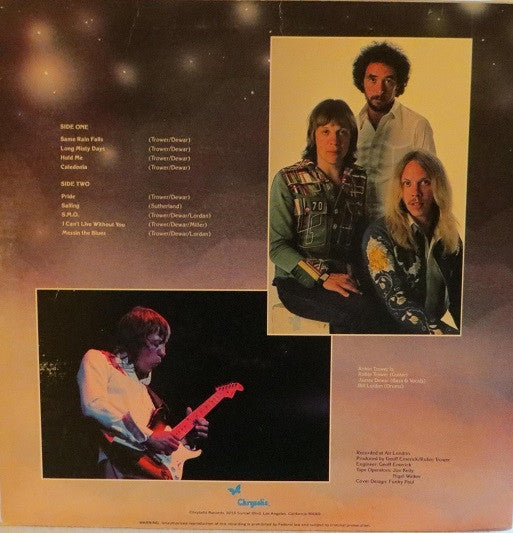 Robin Trower - Long Misty Days (LP) [US] 1st (Very Good Plus (VG+))