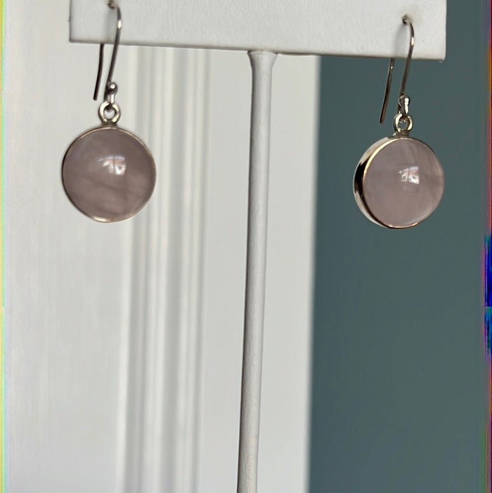 Rose Quartz Earrings