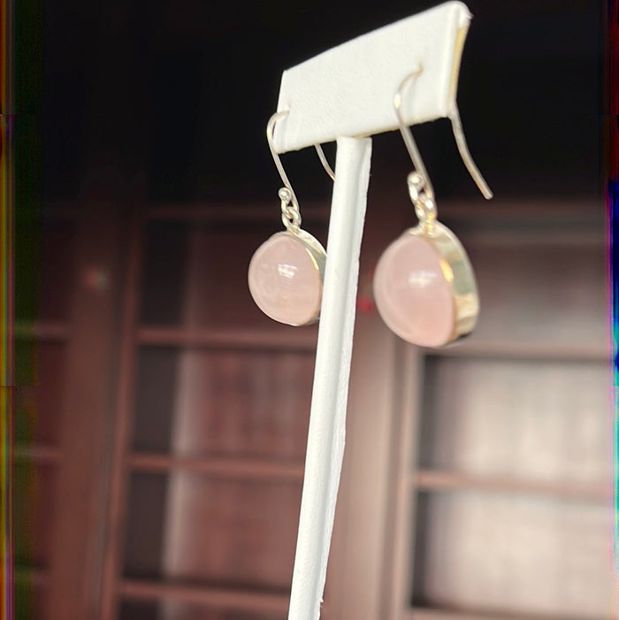 Rose Quartz Earrings
