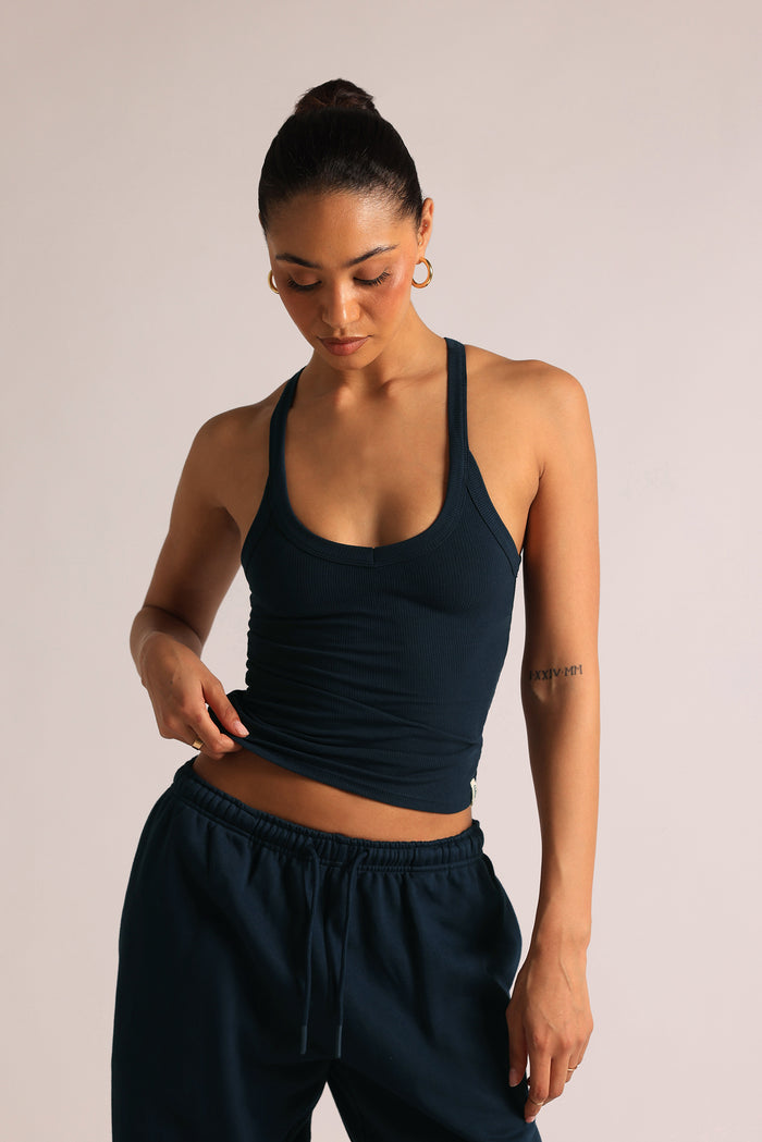 Rounded Plunge Tank - True Navy