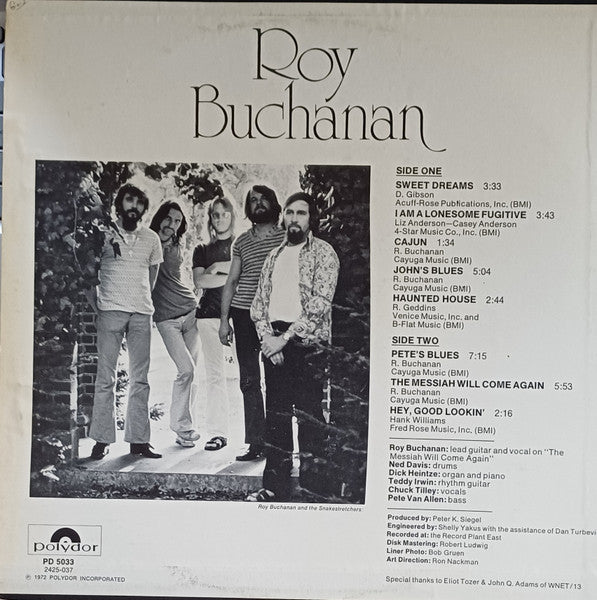 Roy Buchanan - Roy Buchanan (LP) [US] 1st (Near Mint (NM or M-))