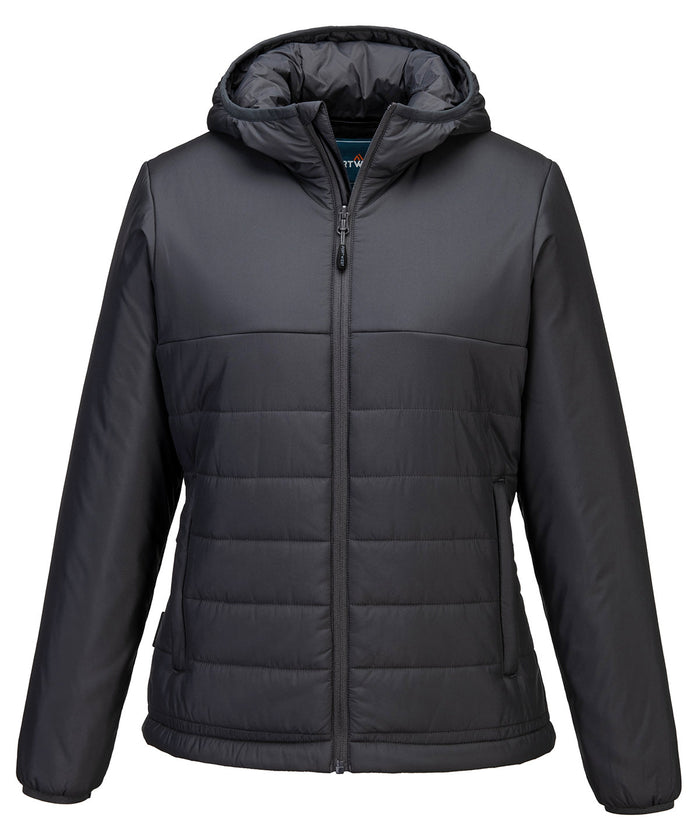 S613 Women’S Professional Hooded Insulated Baffle Jacket (S613)