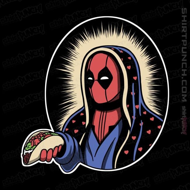 Shirts Magnets / 3"x3" / Black Saint Taco