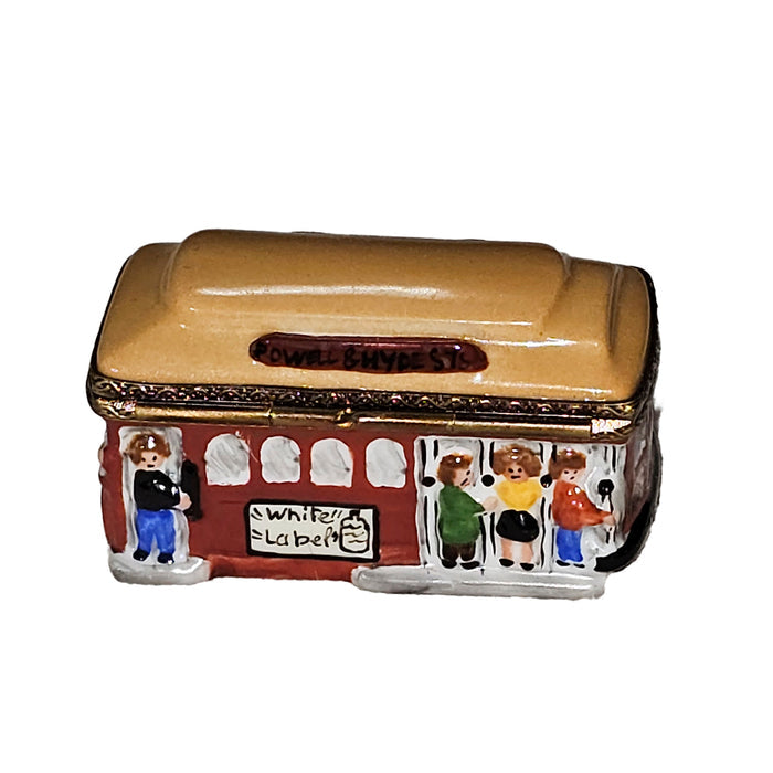 San Francisco Cable Car Delight Porcelain Limoges travel united French Trinket Box