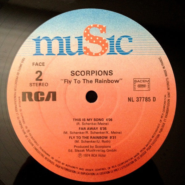 Scorpions - In Trance / Fly To The Rainbow (LP) [France] 1st (Near Mint (NM or M-))