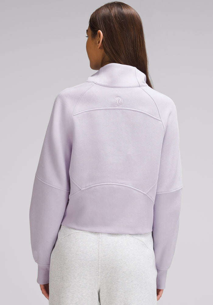 Scuba Oversized Funnel-Neck Half Zip