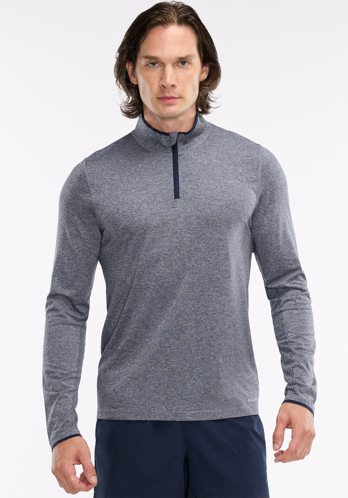 Seamless Melange ¼ Zip