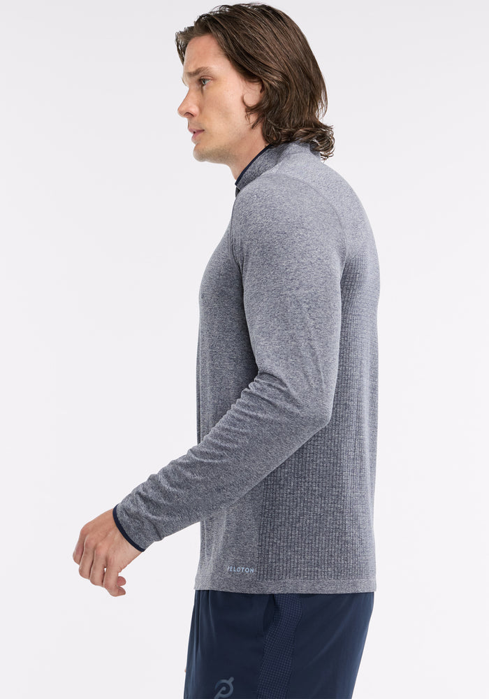 Seamless Melange ¼ Zip