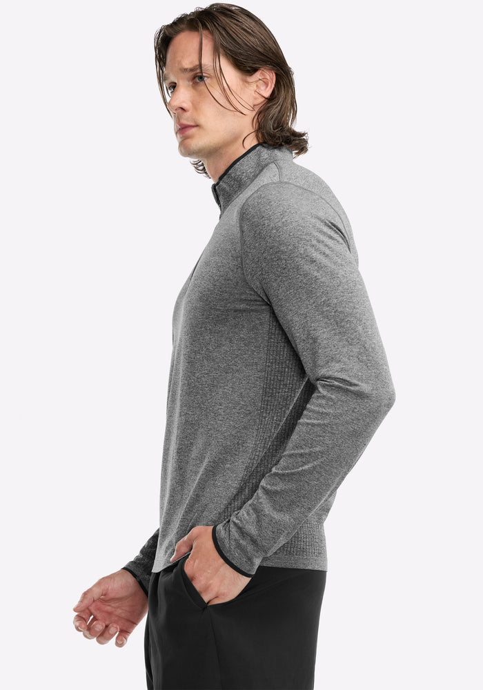 Seamless Melange ¼ Zip
